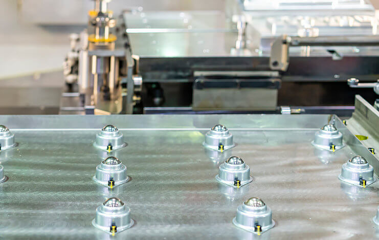 Ball transfer units in manufacturing
