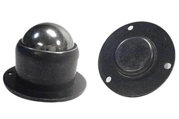 Round Countersunk Flange Mount Ball Transfer Unit
